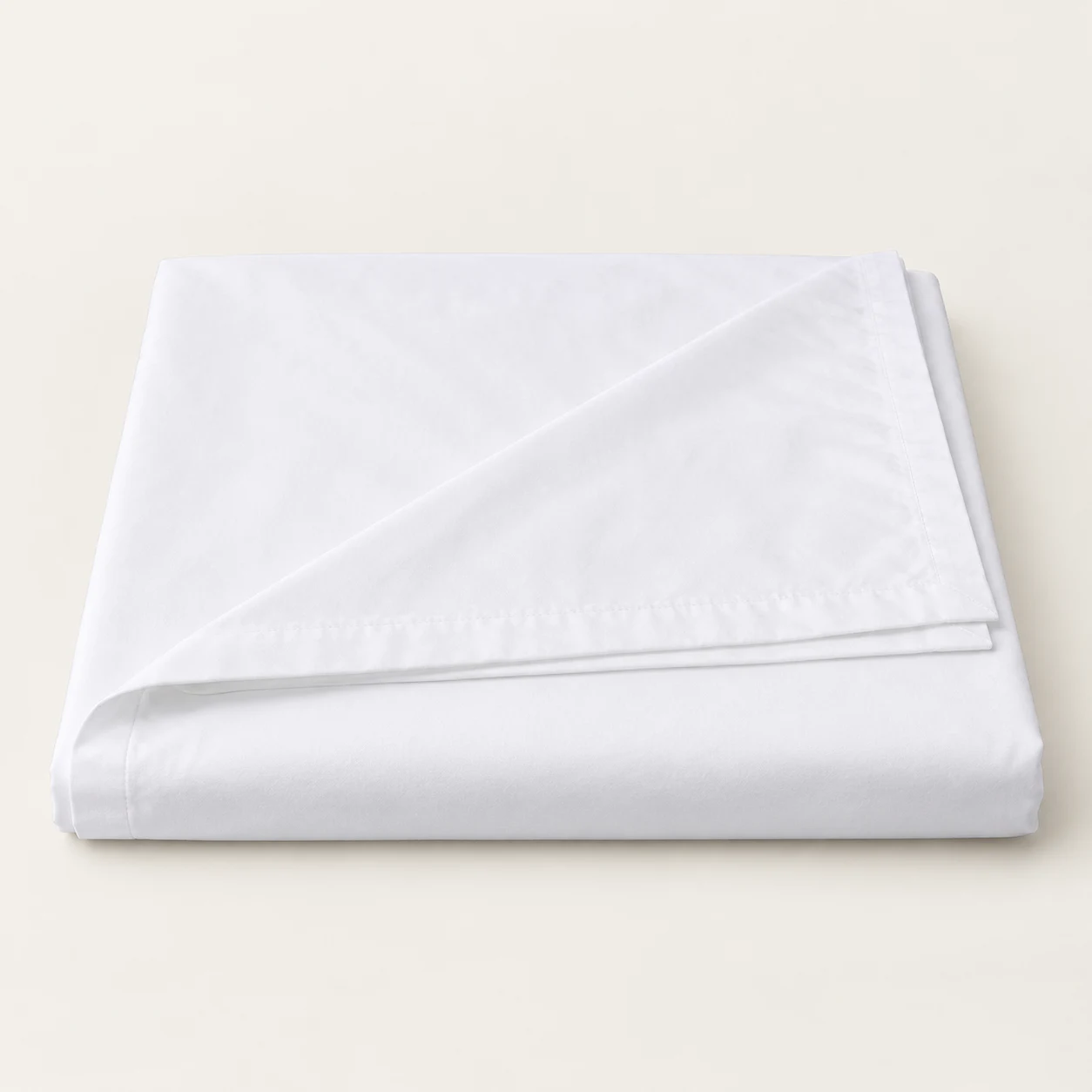 White flat sheet